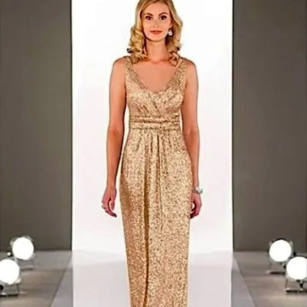 SORELLA VITA Sequins Gown Bridesmaid Bridal Formal Wedding Guest Style 8686